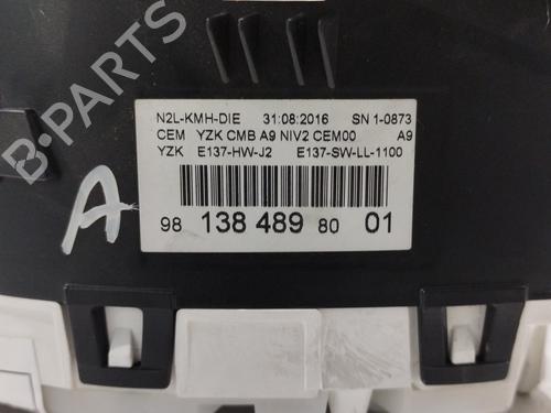 Instrument cluster PEUGEOT 208 I (CA_, CC_) 1.6 BlueHDi 100 | BP22559577C47 