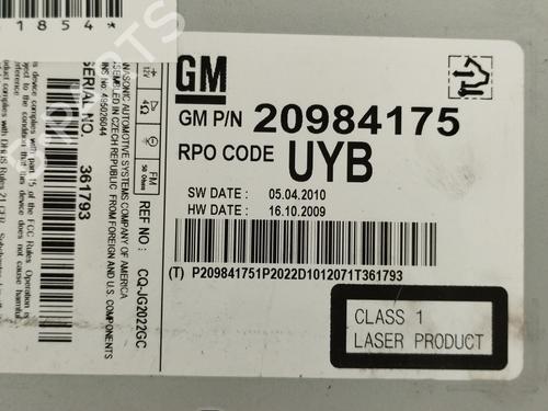 Radio OPEL ASTRA J Sports Tourer (P10) 1.4 (35) | BP23232060E6