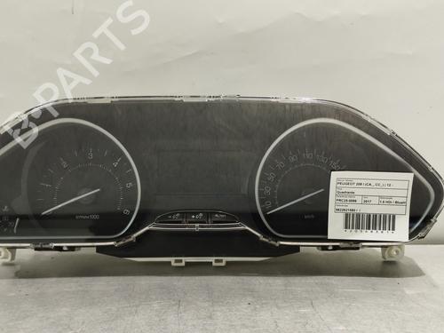 Used Instrument cluster PEUGEOT 208 I (CA_, CC_) 1.6 HDi / BlueHDi 75 (75 hp) 24657299