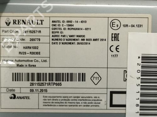 Sistema audio RENAULT CLIO IV (BH_) 1.5 dCi 75 | BP25340464E6 