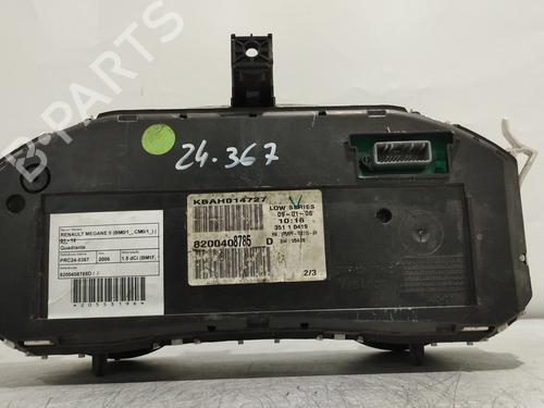 Kombiinstrument RENAULT MEGANE II (BM0/1_, CM0/1_) 1.5 dCi (BM1F, CM1F) | BP25772993C47