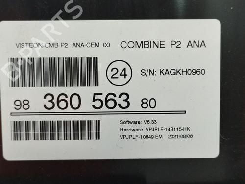 Instrument cluster PEUGEOT 208 II (UB_, UP_, UW_, UJ_) 1.5 BlueHDI 100 | BP23552265C47