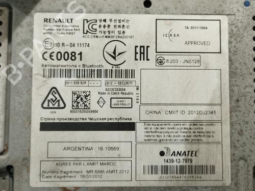 Radio RENAULT MEGANE III Grandtour (KZ0/1) 1.5 dCi (KZ09, KZ0D, KZ1G, KZ29, KZ14, KZ1W, KZ10, KZ1F,... | BP26568709E6