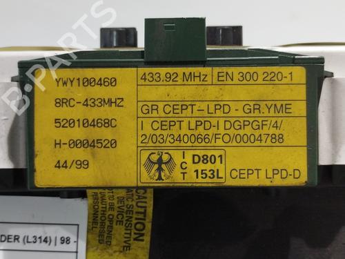 Instrument cluster LAND ROVER FREELANDER I (L314) 2.0 DI 4x4 | BP27165447C47