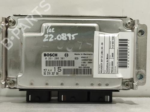Engine control unit (ECU) PEUGEOT 307 CC (3B) 1.6 16V | BP28171658M57 