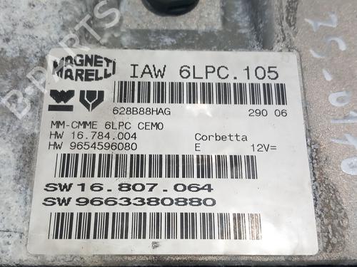 Engine control unit (ECU) PEUGEOT 207 (WA_, WC_) 1.4 16V | BP28709059M57