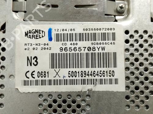 Radio PEUGEOT 407 (6D_) 2.0 HDi 135 (6DRHRH, 6DRHRE, 6DRHRG, 6DRHRJ) | BP29191121E6 