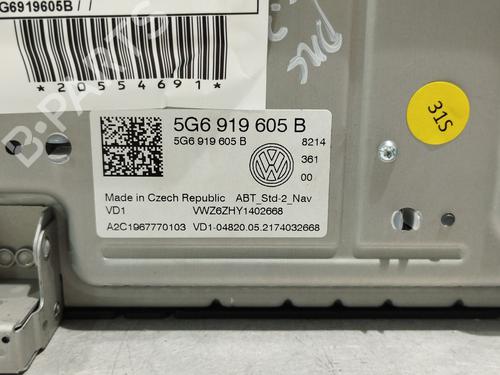 Display monitor VW POLO VI (AW1, BZ1, AE1) 1.0 TSI | BP25939599C48