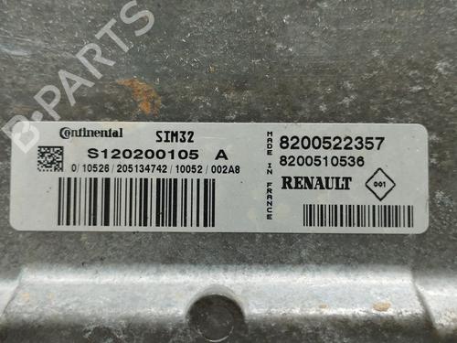 Engine control unit (ECU) RENAULT CLIO III (BR0/1, CR0/1) 1.2 16V (BR02, BR0J, BR11, CR02, CR0J, CR11) | BP29525929M57 