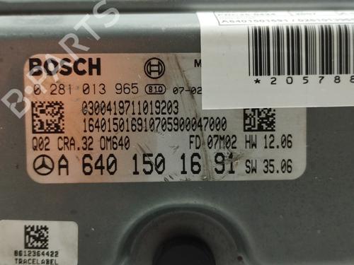 Engine control unit (ECU) MERCEDES-BENZ A-CLASS (W169) A 180 CDI (169.007, 169.307) | BP29815244M57