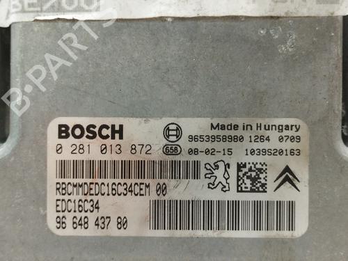 Engine control unit (ECU) PEUGEOT 207 SW (WK_) 1.6 HDi | BP29996094M57 