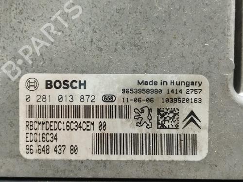 Engine control unit (ECU) PEUGEOT PARTNER Box Body/MPV 1.6 HDi | BP30001370M57