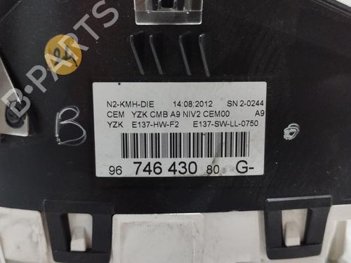 Instrument cluster PEUGEOT 208 I (CA_, CC_) 1.4 HDi | BP30194490C47 