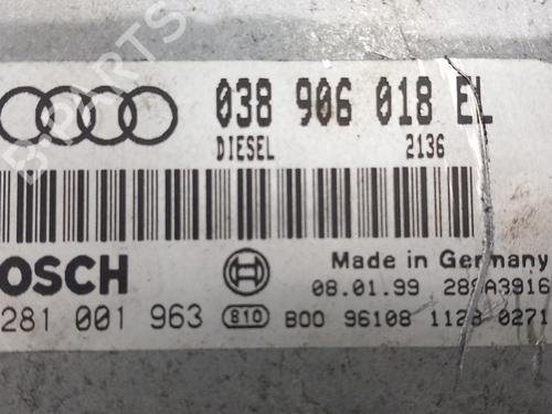 Engine control unit (ECU) AUDI A4 B5 Avant (8D5) 1.9 TDI | BP31023367M57