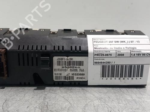 Display monitor PEUGEOT 207 SW (WK_) 1.4 16V | BP31248851C48