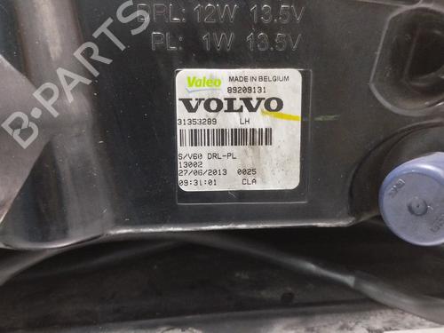 Left daytime light VOLVO V60 I Estate Van (155) 1.6 DRIVe | BP31829602C104