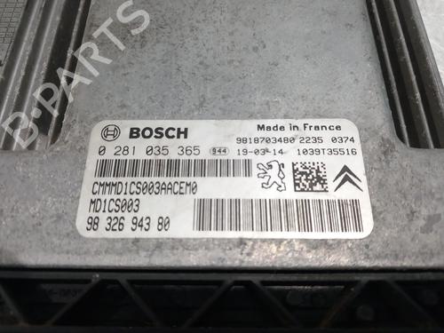 Engine control unit (ECU) CITROËN C-ELYSEE (DD_) 1.5 BlueHDi 100 | BP31949932M57