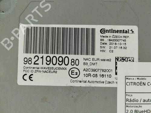 Radio CITROËN C4 SPACETOURER (3D_) 2.0 BlueHDi 160 | BP33554998E6 - Image 3