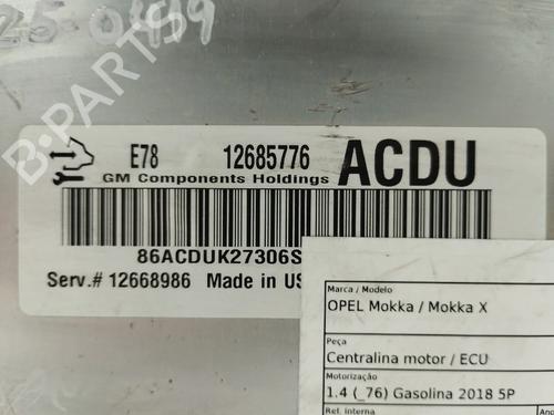 Engine control unit (ECU) OPEL MOKKA / MOKKA X (J13) 1.4 (_76) | BP33675787M57 - Image 2