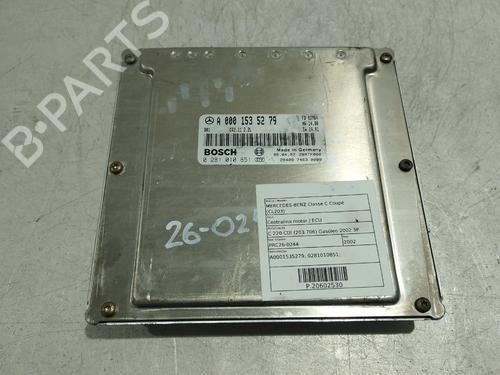 Used Engine control unit (ECU) Engine control unit (ECU) MERCEDES-BENZ C-CLASS Coupe (CL203) C 220 CDI (203.706) (143 hp) 34165687 34165687