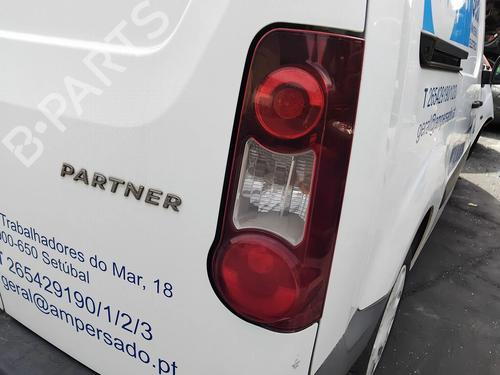 Used Right taillight Right taillight PEUGEOT PARTNER Box Body/MPV 1.6 HDi (90 hp) 36162373 36162373