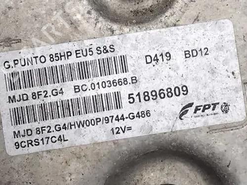 Engine control unit (ECU) FIAT PUNTO EVO (199_) 1.3 D Multijet | BP36768917M57 - Image 2