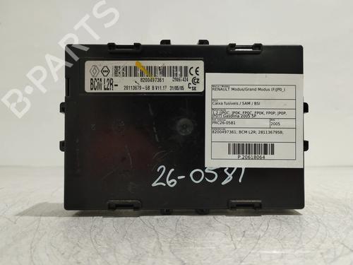 Fuse box RENAULT MODUS / GRAND MODUS (F/JP0_) 1.2 (JP0C, JP0K, FP0C, FP0K, FP0P, JP0P, JP0T) | BP38190614E1 - Image 2