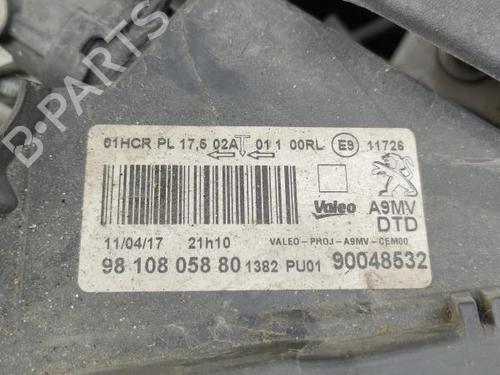 Right headlight PEUGEOT 208 I (CA_, CC_) 1.2 VTI 82 | BP29808397C29 