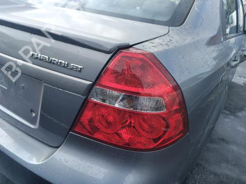 Used Right taillight CHEVROLET AVEO / KALOS Saloon (T250, T255) 1.4 (94 hp) 29938802