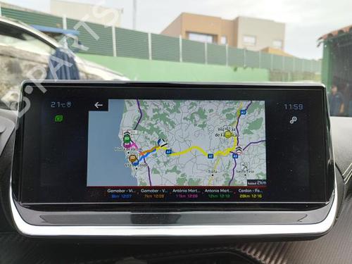 Used Display monitor PEUGEOT 208 II (UB_, UP_, UW_, UJ_) 1.2 PureTech 100 (101 hp) 30044398