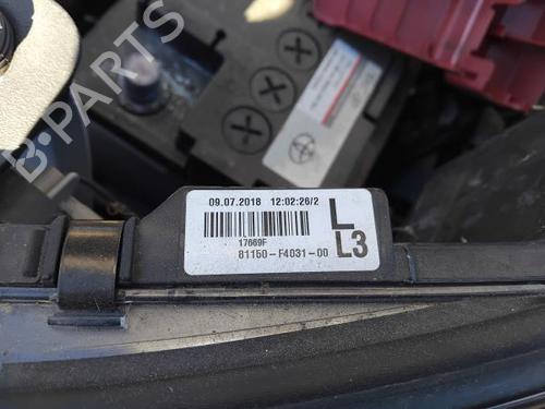 Avant complet TOYOTA C-HR (_X1_) 1.8 Hybrid (ZYX10_, ZYX11_, ZYX10R, ZYX11R) | BP30499307S1 