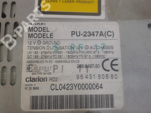 Bilradio CITROËN C5 I (DC_)  | BP9773666E6 