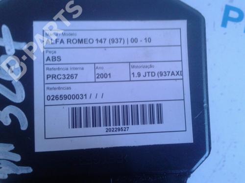 Used ABS pump ALFA ROMEO 147 (937_) [2000-2010]  9773790
