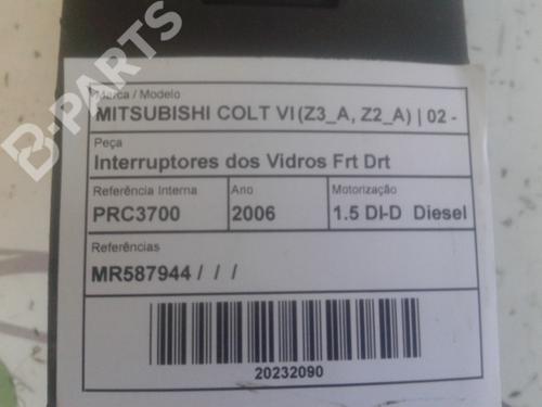 Interrupteur de vitre avant droite MITSUBISHI COLT VI (Z3_A, Z2_A) [2002-2012]null MR587944