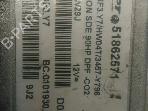 Engine control unit (ECU) LANCIA YPSILON (843_) | BP31282249M57