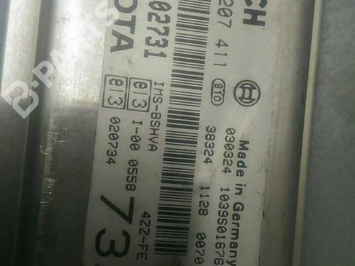 Engine control unit (ECU) TOYOTA COROLLA Estate (_E12_)  | BP9777249M57 