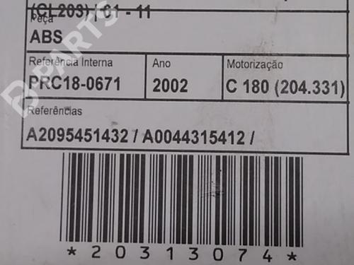 ABS pump MERCEDES-BENZ C-CLASS Coupe (CL203) | BP9781281M43