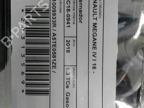 Alternator RENAULT MEGANE IV Saloon  | BP29978308M7