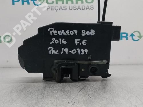 Front left lock PEUGEOT 308 II (LB_, LP_, LW_, LH_, L3_) 1.6 GTi (L35GNH) | BP9785252C98 