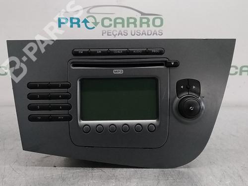 Radio SEAT LEON (1P1) 1.9 TDI (90 hp) 1P1035186B