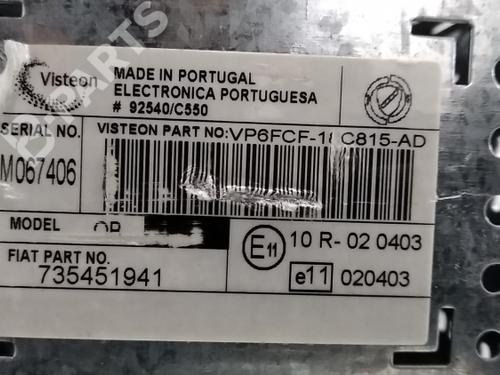 Radio FIAT BRAVO II (198_) 1.4 (198AXA1B) | BP9789160E6 
