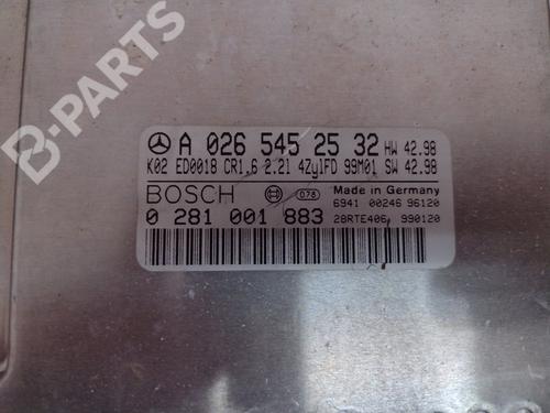 Used Engine control unit (ECU) Engine control unit (ECU) MERCEDES-BENZ E-CLASS (W210) E 200 CDI (210.007) (102 hp) 10132244 10132244