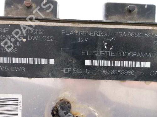 Engine control unit (ECU) PEUGEOT 206 Hatchback (2A/C) 1.9 D | BP10128326M57 