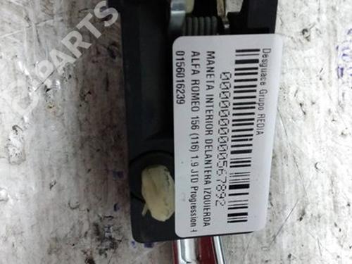 Used Front left interior door handle Front left interior door handle ALFA ROMEO 156 (932_) 1.9 JTD (932B2) (105 hp) 10129931 10129931