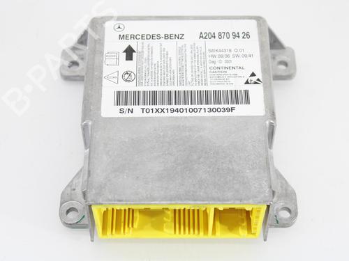 Used ECU airbags MERCEDES-BENZ C-CLASS (W204) C 200 CDI (204.007, 204.006) (136 hp) 13298736