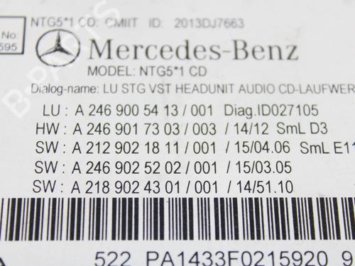Electronic module MERCEDES-BENZ CLA Coupe (C117) CLA 180 (117.342) | BP24318971M83 