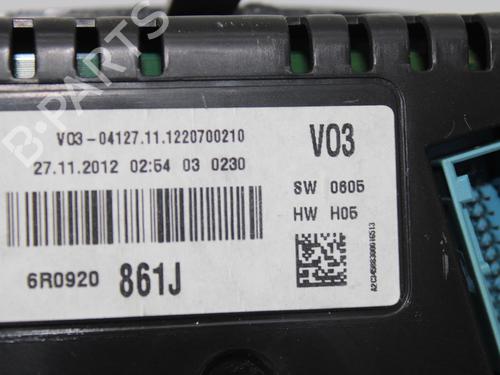 Instrument cluster VW POLO V (6R1, 6C1) 1.6 | BP10661968C47 