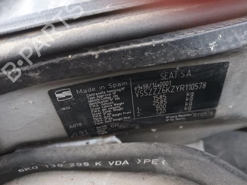 Tailgate SEAT IBIZA II (6K1) 1.9 TDI | BP12268489C6 