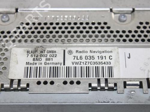 Sistema audio VW TOUAREG (7LA, 7L6, 7L7) 5.0 V10 TDI | BP30377752E6