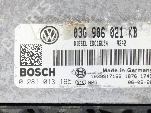 Engine control unit (ECU) VW TOURAN (1T1, 1T2) 1.9 TDI | BP10123158M57 
